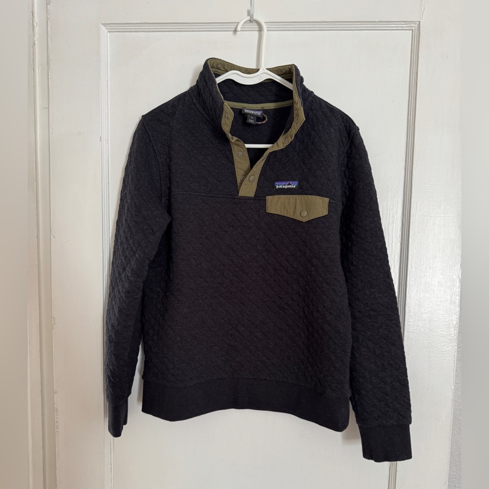 Patagonia Quilted Mockneck Sweatshirt